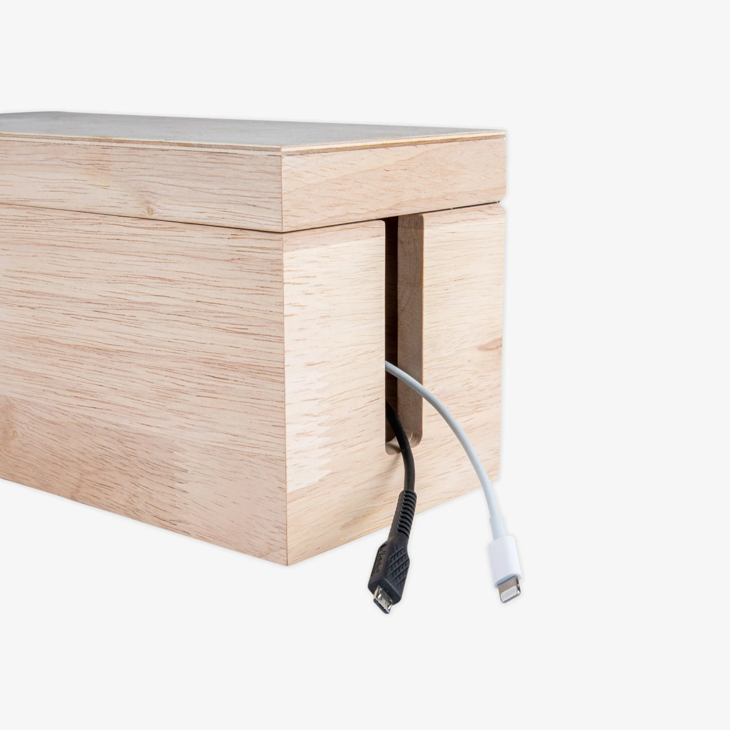 Kabelbox Holz Klein 4 Kabelbox Holz Klein – Bild 4