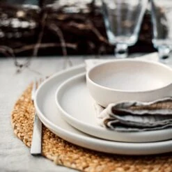 Teller Bruno Steingut 22 Cm Creme -Home Essentials Günstiges Geschäft 401458 33789