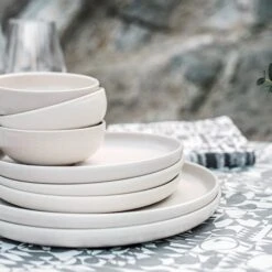 Teller Bruno Steingut 22 Cm Creme -Home Essentials Günstiges Geschäft 401458 34159