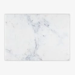 Schneidebrett Marmor Weiß
