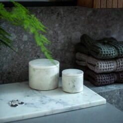 Kästchen Marmor Weiß -Home Essentials Günstiges Geschäft 401571 32820