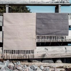 Teppich Baumwolle 70 X 200 Dunkelgrau -Home Essentials Günstiges Geschäft 401706 34784