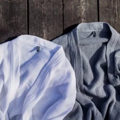 Bademantel Waffelstruktur Weiß Einheitsgröße -Home Essentials Günstiges Geschäft 401755 31973