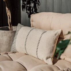 Cushion Stitch 30x50 Cm Creme White -Home Essentials Günstiges Geschäft 401769 33822