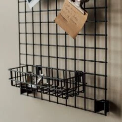 Korb Gitternetz Klein Schwarz -Home Essentials Günstiges Geschäft 401787 31459