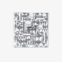 Serviette Stig Lindberg Wrap Grau