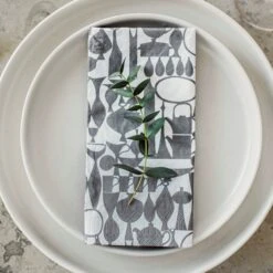 Serviette Stig Lindberg Wrap Grau -Home Essentials Günstiges Geschäft 401873 34150