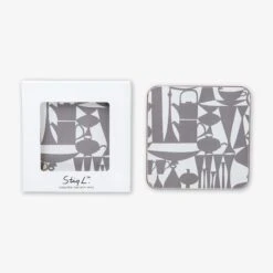 Untersetzer Stig Lindberg Wrap 4er-Pack Grau -Home Essentials Günstiges Geschäft 401936 32962