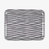 Tablett Stig Lindberg Korrugalion 43 X 33 Cm Grau
