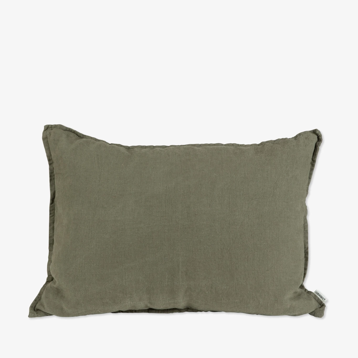 Kissen Leinen 50 X 70 Dunkel Khaki Grün 1 Kissen Leinen 50 X 70 Dunkel Khaki Grün