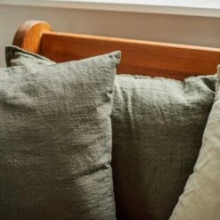 Kissen Leinen 50 X 70 Dunkel Khaki Grün 9 Kissen Leinen 50 X 70 Dunkel Khaki Grün -Home Essentials Günstiges Geschäft 401962 35846