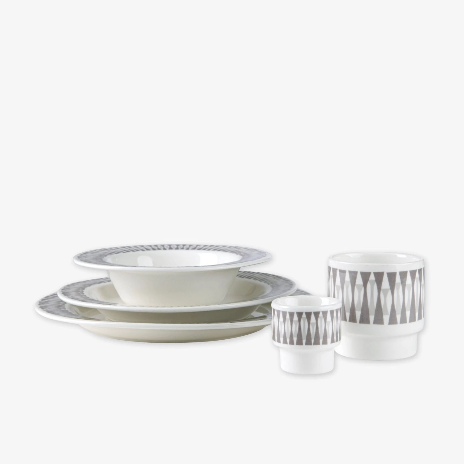 Teller Stig Lindberg Diabolo Tief 18 Cm Grau 4 Teller Stig Lindberg Diabolo Tief 18 Cm Grau – Bild 4