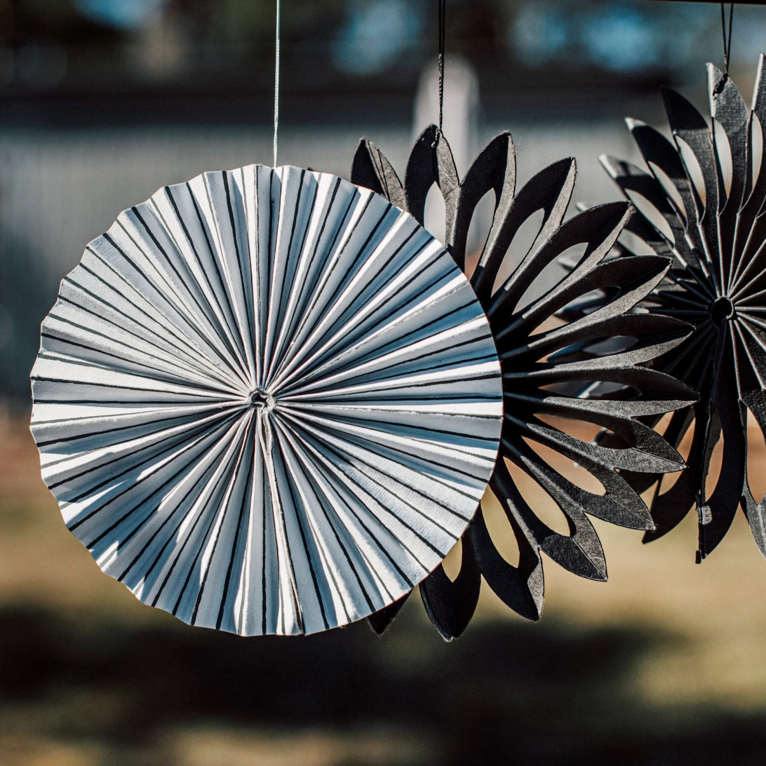 Paper Decoration Recycled 15cm Dark Grey 5 Paper Decoration Recycled 15cm Dark Grey – Bild 5