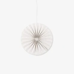 Papierdekoration Recycelt 15 Cm Streifen Beige