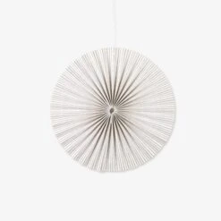 Papierdekoration Recycelt 20 Cm Streifen Beige