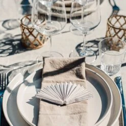 Papierdekoration Recycelt 4er-Pack Streifen Beige 7 Papierdekoration Recycelt 4er-Pack Streifen Beige -Home Essentials Günstiges Geschäft 401997 34658