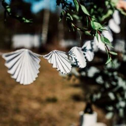 Papierdekoration Recycelt Girlande 2 M -Home Essentials Günstiges Geschäft 401999 34682