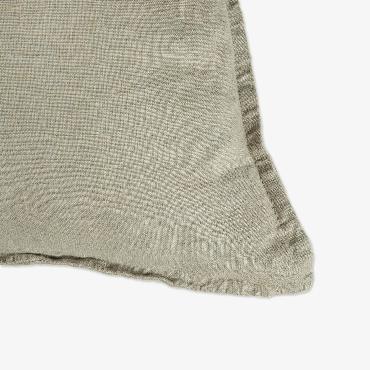 Kissen Leinen 50 X 70 Hell Khaki Grün 3 Kissen Leinen 50 X 70 Hell Khaki Grün – Bild 3