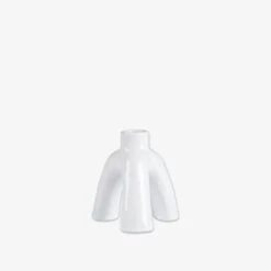 Kerzenleuchter Low Flow Weiß