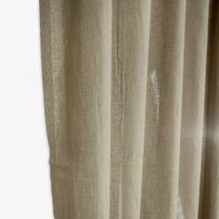 Vorhang Leinen-Mix 145 X 300 Cm 2er-Pack Hell Khaki Grün -Home Essentials Günstiges Geschäft 402160 35081