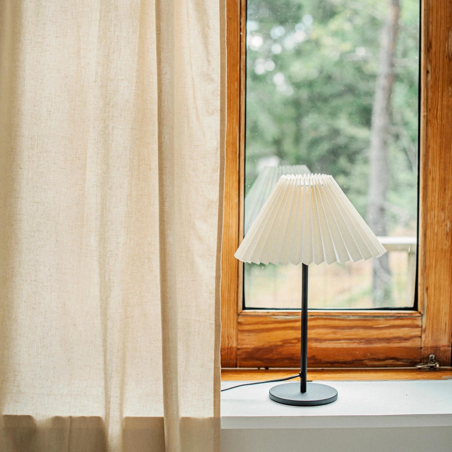 Vorhang Leinen-Mix 145 X 300 Cm 2er-Pack Hafer 4 Vorhang Leinen-Mix 145 X 300 Cm 2er-Pack Hafer – Bild 4