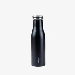 Thermosflasche 370 Ml Edelstahl Schwarz