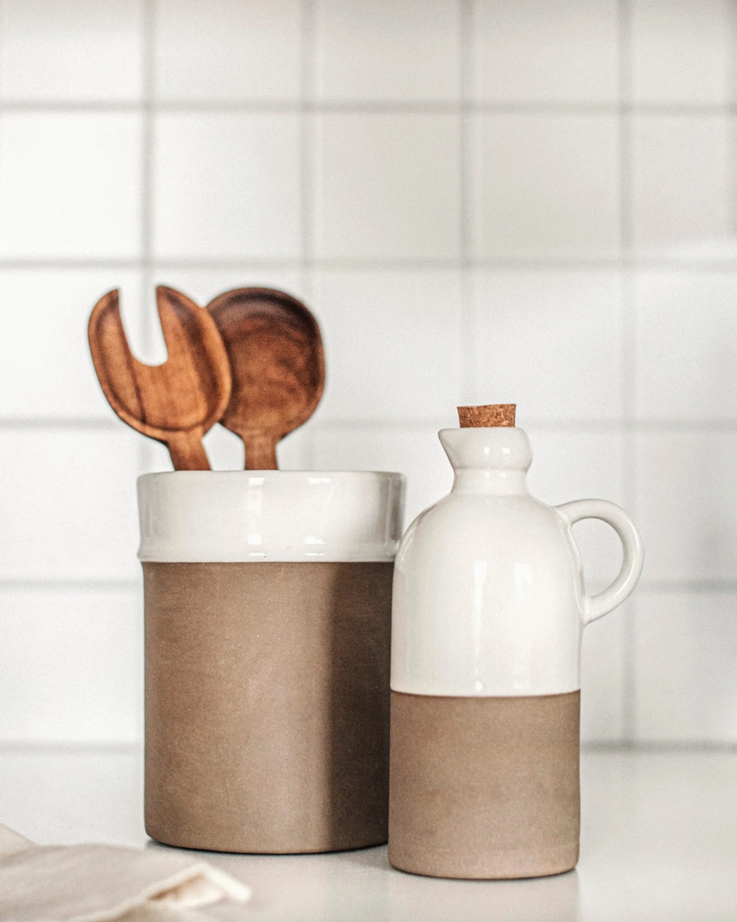 Öl- Und Essigflasche Steingut 4 Öl- Und Essigflasche Steingut – Bild 4