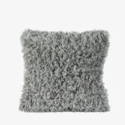 Kissen Shaggy Ungefärbte Wolle 50 X 50