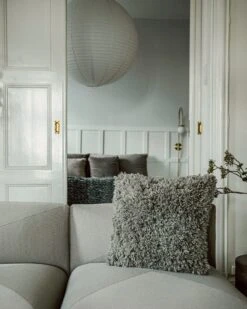 Kissen Shaggy Ungefärbte Wolle 50 X 50 -Home Essentials Günstiges Geschäft 402304 36397