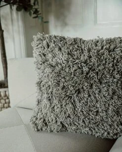 Kissen Shaggy Ungefärbte Wolle 50 X 50 -Home Essentials Günstiges Geschäft 402304 36398