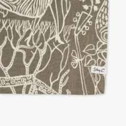 Tischdecke Stig Lindberg 140 X 250 Cm Poème D'Amour Hell Khaki Grün -Home Essentials Günstiges Geschäft 402323 35281