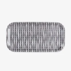 Tablett Stig Lindberg Bambus 43 X 22 Cm Grau