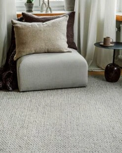 Teppich Geflechtet Ungefärbte Wolle 170 X 240 -Home Essentials Günstiges Geschäft 402343 36420