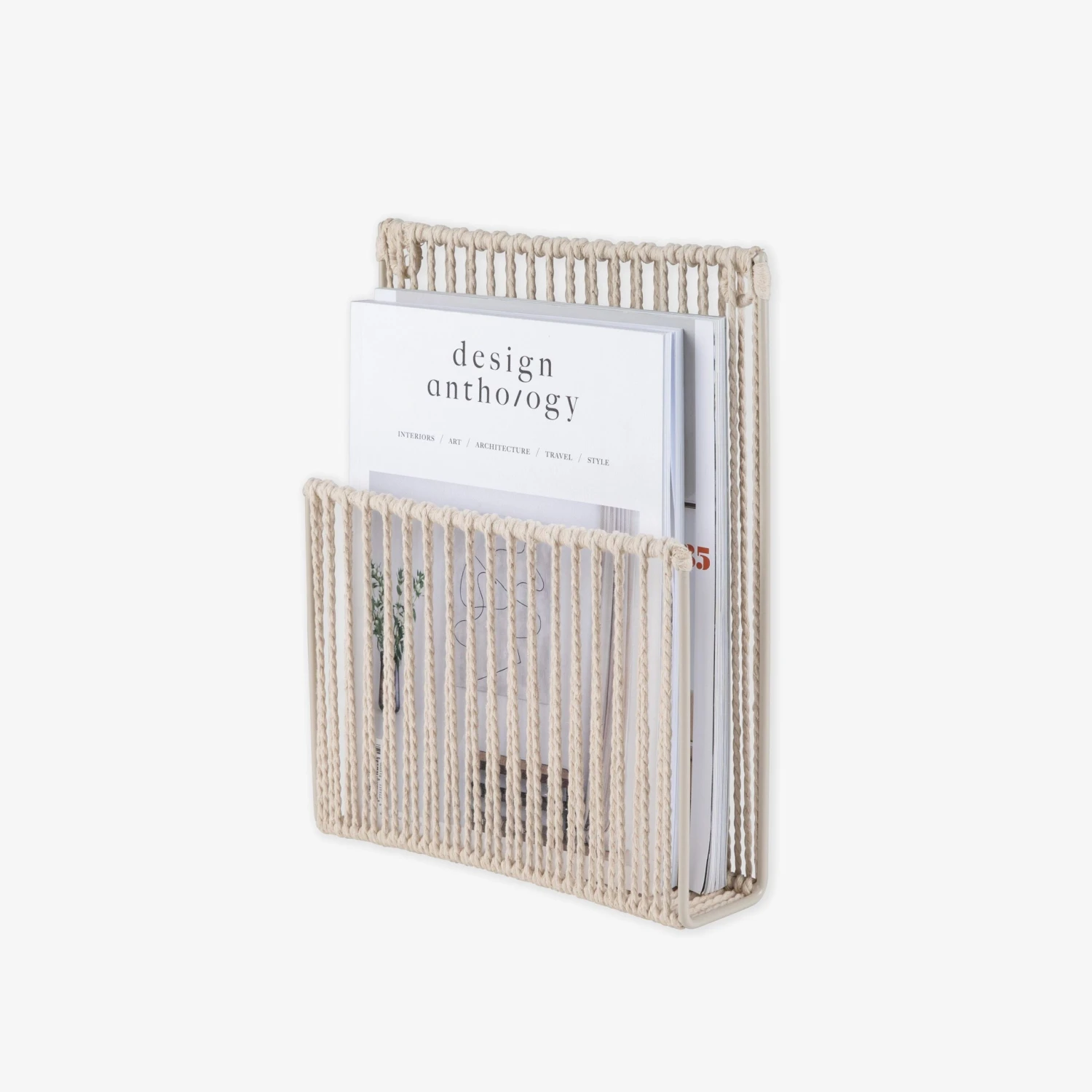 Zeitungshalter Baumwolle Natur 1 Zeitungshalter Baumwolle Natur