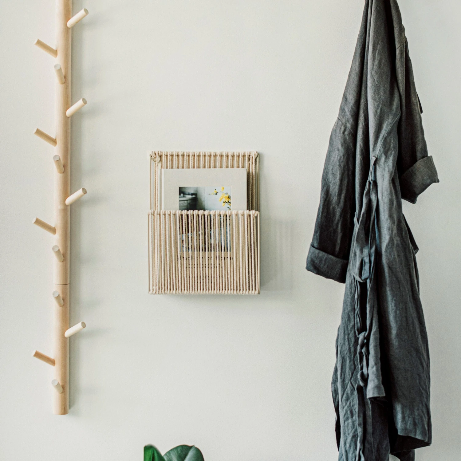 Zeitungshalter Baumwolle Natur 5 Zeitungshalter Baumwolle Natur – Bild 5