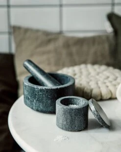 Mörtel Marmor Dunkelgrau -Home Essentials Günstiges Geschäft 402355 36406