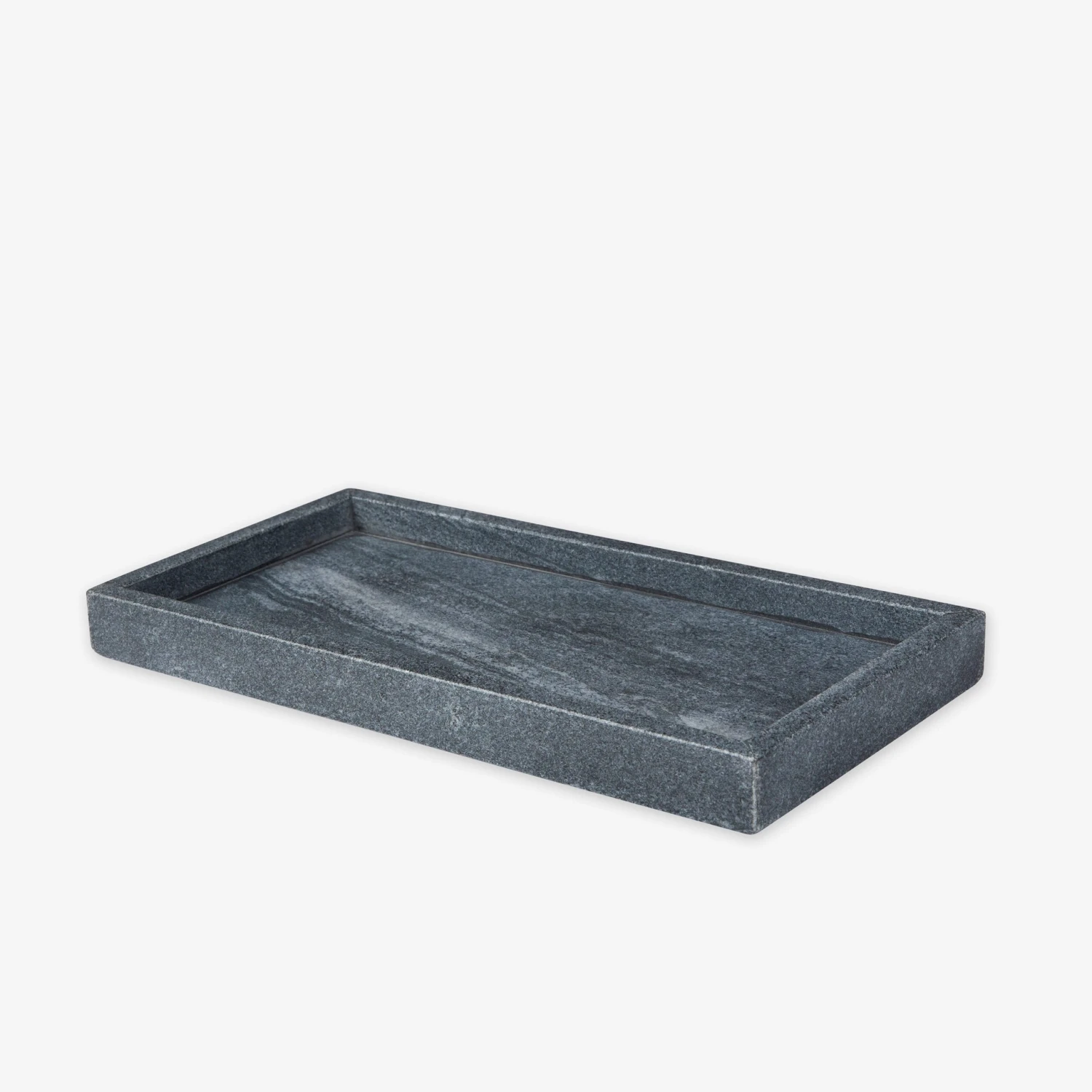 Tablett Marmor Dunkelgrau 1 Tablett Marmor Dunkelgrau