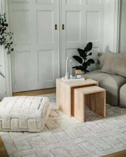 Sitzhocker Stairway Cremeweiß -Home Essentials Günstiges Geschäft 402360 36429