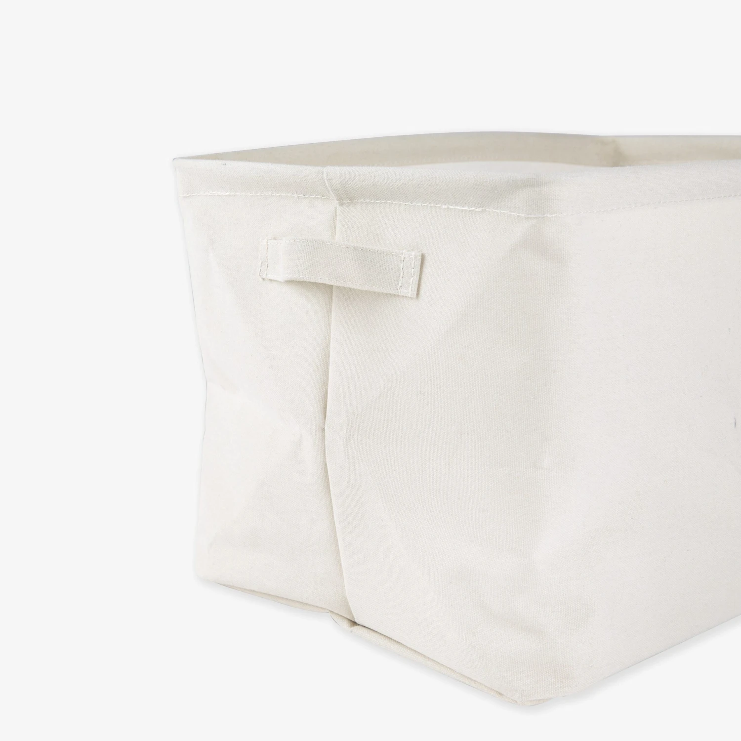 Foldable Basket Medium Creme 2 Foldable Basket Medium Creme – Bild 2