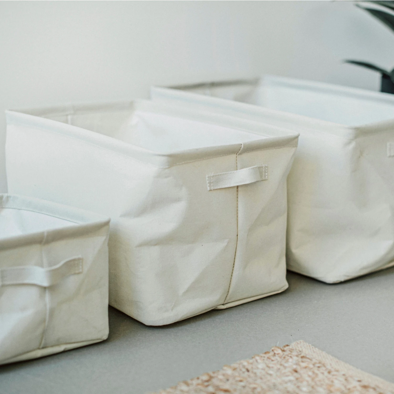 Foldable Basket Medium Creme 6 Foldable Basket Medium Creme – Bild 6