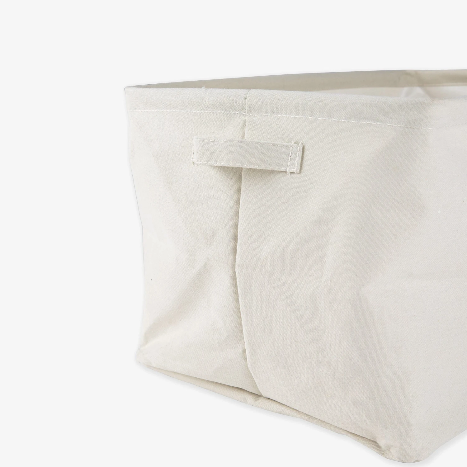 Foldable Basket Large Beige 2 Foldable Basket Large Beige – Bild 2