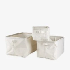 Foldable Basket Large Beige 9 Foldable Basket Large Beige -Home Essentials Günstiges Geschäft 402369 35190