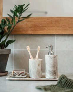 Seifenschale Beige Marmor -Home Essentials Günstiges Geschäft 402533 37829