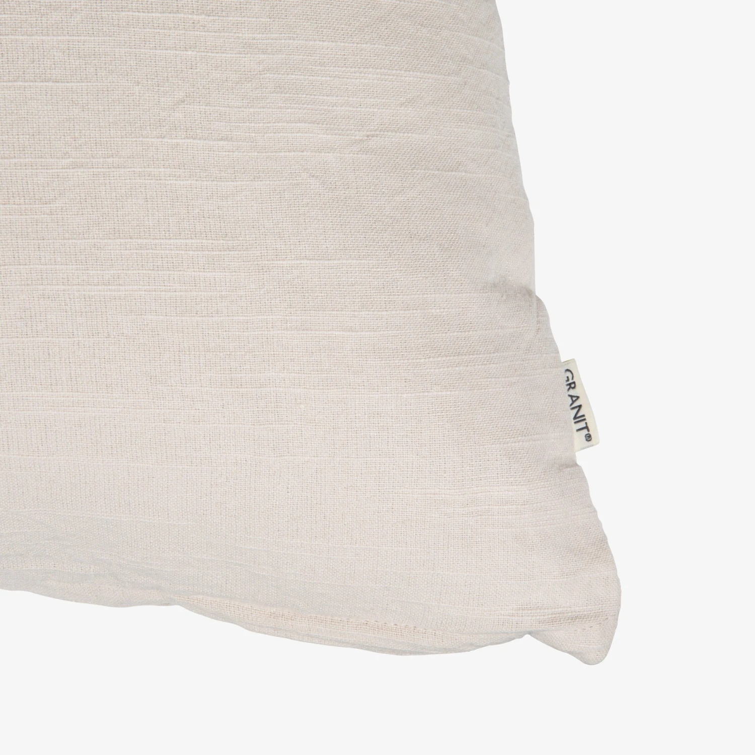 Kissen Leinen-Mix 50 X 50 Cm Hellbeige 3 Kissen Leinen-Mix 50 X 50 Cm Hellbeige – Bild 3