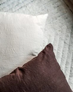 Cushion Linen Mix 50x50 Dark Brown -Home Essentials Günstiges Geschäft 402546 37605