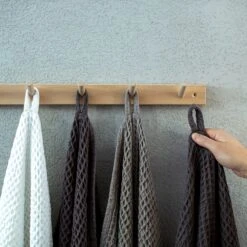 Handtuch Våffla 100x150cm Weiß -Home Essentials Günstiges Geschäft 402567 38268