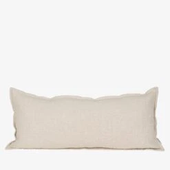 Kissen Struktur Leinen-Mix 30x70 Sand