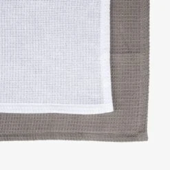 Küchenhandtuch Waffel 50x70cm 2er-Pack Grau/Weiß -Home Essentials Günstiges Geschäft 402675 38734