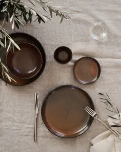 DUKA Toscana Essteller, 25 Cm, Braun -Home Essentials Günstiges Geschäft 920 402629 38912