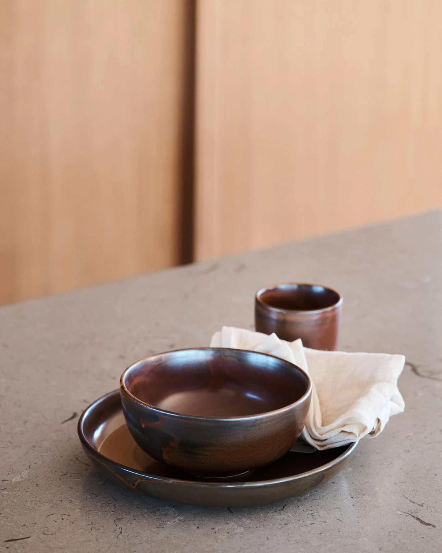 DUKA Toscana Schale 17,5 Cm, Braun 3 DUKA Toscana Schale 17,5 Cm, Braun – Bild 3